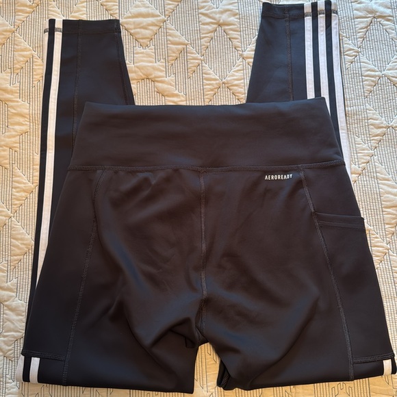 Adidas Women’s Aeroready 7/8 Legging Graphite - Picture 6 of 7